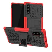 MCC Heavy Duty Samsung Galaxy Note10 Shockproof Case Cover Note 10 NoteX [Red]