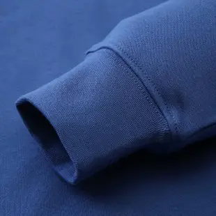 【GUESS】男裝 極簡搭配 落肩 字體 LOGO 拉鍊 開襟 合身 運動 休閒 造型上衣 造型上衣(藍)