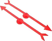 BCOATH 2pcs Plastic Arrow Pointer for Prize Wheel Classroom Games School Supplies Interactive Teaching Props