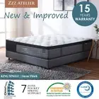 KING SINGLE Mattress 7 Zone Pocket Spring Mattres Latex Euro Top *Chiro Endorsed