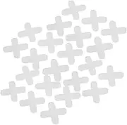 ETHZZLE 500Pcs Cross Shape Tile Spacers Tool Reusable Plastic Levelers for Easy Installation of Wall Floor Tiles Multi Functional Design