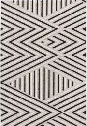 Global Hawk Geometric Beige Indoor / Outdoor Rug