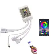 App Bluetooth IR 24Keys Remote Control for LED RGB Light Strip (Only control)