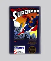 Superman NES - 2"x3" Fridge MAGNET (nintendo retro