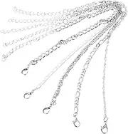 BESTYASH 5pcs Beach Ankle Bracelets Iron Copper Girl Bracelet Layered Metal Anklet Silver Girl Anklet