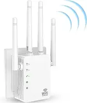 WiFi Extender, WiFi Extender Signal Booster, WiFi Booster, Covers Up to 12880 Sq.ft and 105 Devices, Dual Band Wireless Repeater, WiFi Repeater, WiFi Extenders Signal Booster for Home