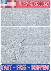 Microfiber Flat Squeeze mop replacements. Fits 13" x 5" flat mop (3 or 5 Pack)