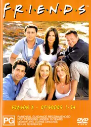 Friends: Series 8 -DVD Comedy Series Rare Aus Stock Preowned: Excellent Condition