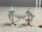 Dept 56 Krinkles Noah's Ark Dove Pair Birds Peace Set Patience Brewster NIB