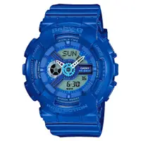在飛比找誠品線上優惠-CASIO 卡西歐 Baby-G 炫彩雙顯手錶-藍 BA-1