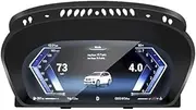 LBLYTO Compatible for BMW X5 X6 Series E70 E71 Trucks & SUVs Digital Dashboard Cluster with Touch Screen LCD Display, Universal Speedometer for Off-Road Vehicles, Classic Cars & Auto Gauge Panels(for
