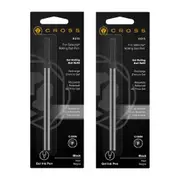 2x Cross Ink Refill For Selectip Gel Roller Ball Pen Writing Ballpen 0.5mm Black