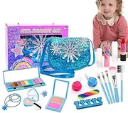 Toy Makeup, Washable Make Up for Little Girls, Kids Makeup Kit for Girl Little Girls Toddler Toy, Princess Toys Play Makeup for Children Age 3-12 Years Old, Teen Christmas & Birthday