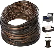WEZCHUGHAOL Wicker Repair Kit, 120 Feet Basket Weaving Material, DIY Crafting Replacement for Sofa (Coffee)