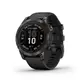 GARMIN Fenix 7 Pro 石磨灰鈦錶圈/黑色矽膠錶帶