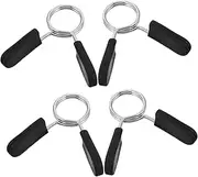 MOTHNUR 4pcs Dumbbell Bar Clamp Spring Barbell Accessory Barbell Sleeve Clamp Bar Spring Locks Gym Clips