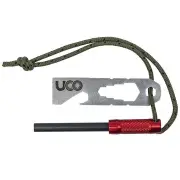 UCO Survival Fire Striker - Red Anodize