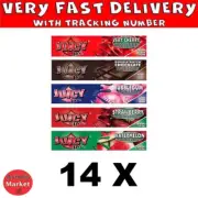 Juicy Jay's Mixed Flavors King Size Slim Rolling Papers 14x Packs No Box