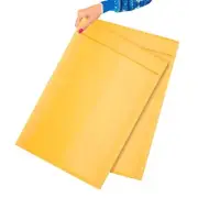 50 #7 14.25x20 Kraft Bubble Mailers Padded Envelopes Protective Air Jacket