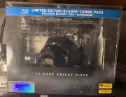 *NEW*THE DARK KNIGHT RISES NUMBERED COWL DISC HOLDER BLU-RAY+DVD+ACTIVE DIGITAL