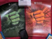 Altec Lansing 1990s PC Gaming and Desktop Theater Promo posters (2) 19x13"