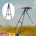 Adjustable Gun Shooting Stick Bipod Tripod Monopod Rest For Rifle Hunting 70" AU