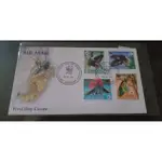 PAPUA  NEW  GUINEA 1988WWF蝴蝶4全首日封160元。