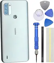 Green Back Cover Replacement for Nokia C31 with Flash Cover Volume Button Cover and Installation Toolkit