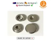 Solid Brass Press Studs Button Line Snaps Nickel 15mm Head Line 24 #7050