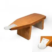 Wood Coconut Shredder Scraper Grater Blade Knife Thai Food Milk Dessert + DHL