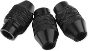 3pcs Mini Multi Keyless Drill Chuck Quick Change L Chuck Replacement Fit For Dremel Rotary Tools Chuck