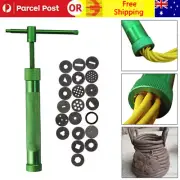 DIY Polymer Clay Gun Extruder Sculpey Sculpting Tool w/ 20 Discs Cake Tool Craft