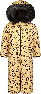 [Jessica Simpson] Girls One-piece Waterproof Insulated Snowsuit With Faux Fur Hood