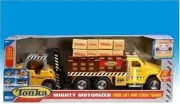 TONKA MIGHTY MOTORIZED FORK LIFT and STAKE TRUCK W/DVD BRAND NEW SEALED VINTAGE