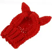 PEPLAYTAL 1Pc Halloween Pet Hat Decorative Horn Hat for Dogs Cute Costume Accessory for Halloween Pets Warm Adorable Photo Prop for Dogs for Celebrations