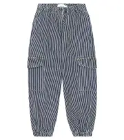 [The New Society] The New Society Ventura striped cargo jeans Y 8 blue