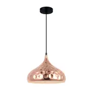 KOPER Copper Plated 1 Light Pendant Dome Shape - KOPER3
