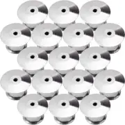 22Pcs Locks Pin Backs Portable Locking Clasp Clothes Hat Coat Badge