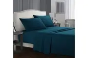 1800TC Delux Ultra Soft Microfibre Fitted Full Sheet Set in Sailor Blue