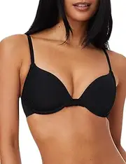 [Pepper] Push Up Bra | Lace Lift Up Bra, Zero Gaps, Silky Fabric, Underwire Lace Bras for Women, (30A-40B)