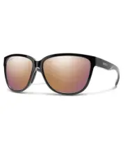 Smith Optics Monterey Black Gold Frame ChromaPop Rose Gold Mirror Lens