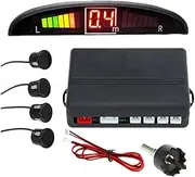 Zone Tech Car Reverse Backup Radar System - Premium Quality 4 Parking Sensors Car Reverse Backup Radar System with LED Display