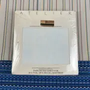 NEW VTG Atelier Martex Twin Fitted Sheet Percale 200 Thread Count #8355