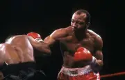 James Smith Lands A Punch To Mike Tyson Old Boxing Photo