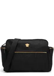 Versace Kids Printed Nylon Changing bag - Black - One Size ONE SIZE