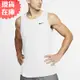 Nike DRI-FIT 男裝 背心 訓練 基本款 乾爽 小LOGO 白【運動世界】AR6070-100