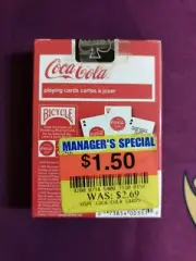 New Sealed Coca-Cola Playing Cards Coke Bicycle Playing Card Company