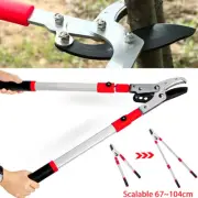 Branch Anvil Lopper Telescopic 67-104CM Tree Branch Pruner Extending Gardening
