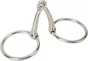 Stainless Steel O-Ring Snaffle Bit Hollow Jointed Mouth for Equestrian Supplies