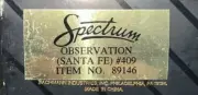 Bachmann Spectrum HO Scale RTR #89146 Observation Santa Fe #409 NIB
